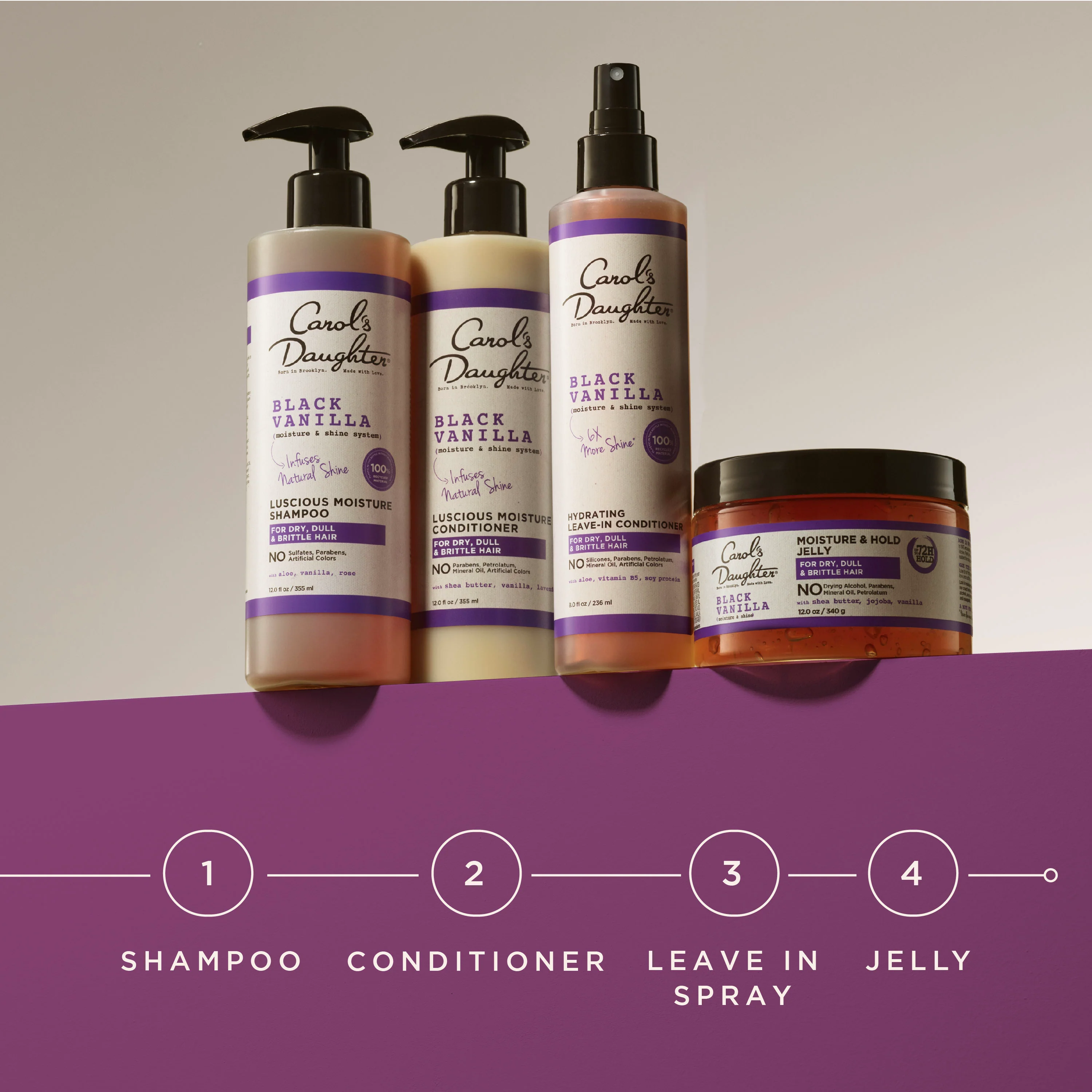 Black Vanilla Moisture & Shine Hydrating Conditioner - Image 9