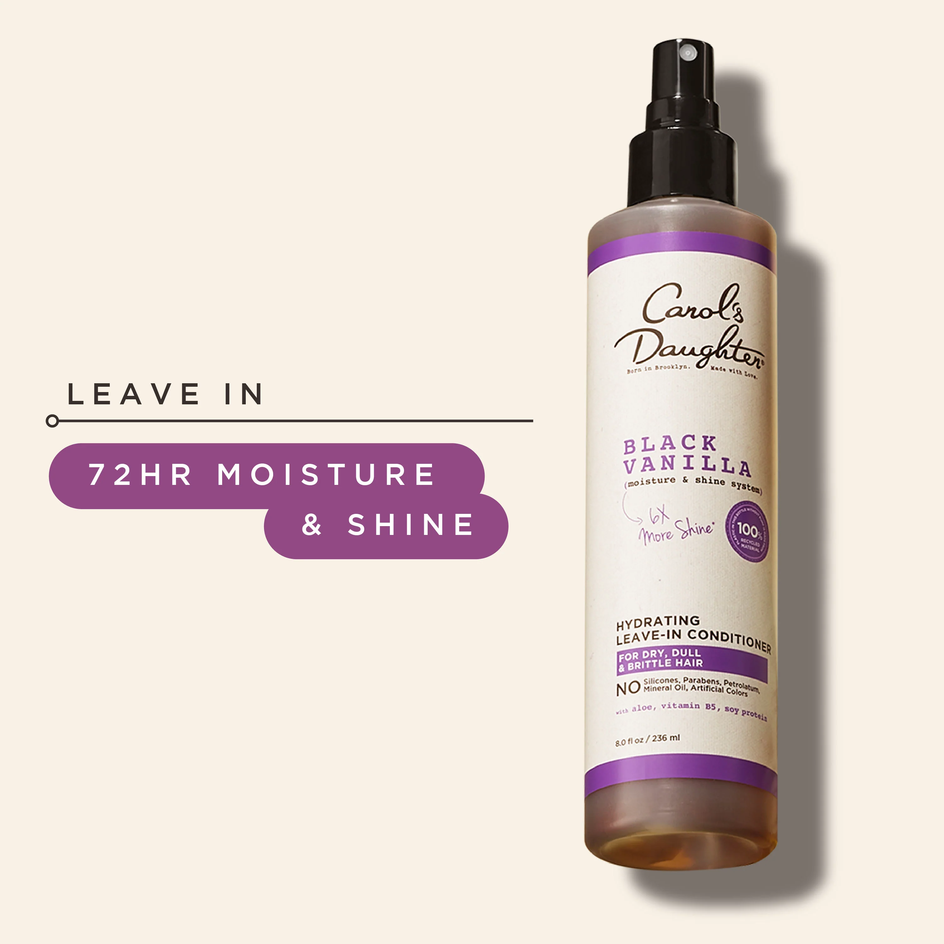 Black Vanilla Moisture & Shine Leave-In Conditioner - Image 6