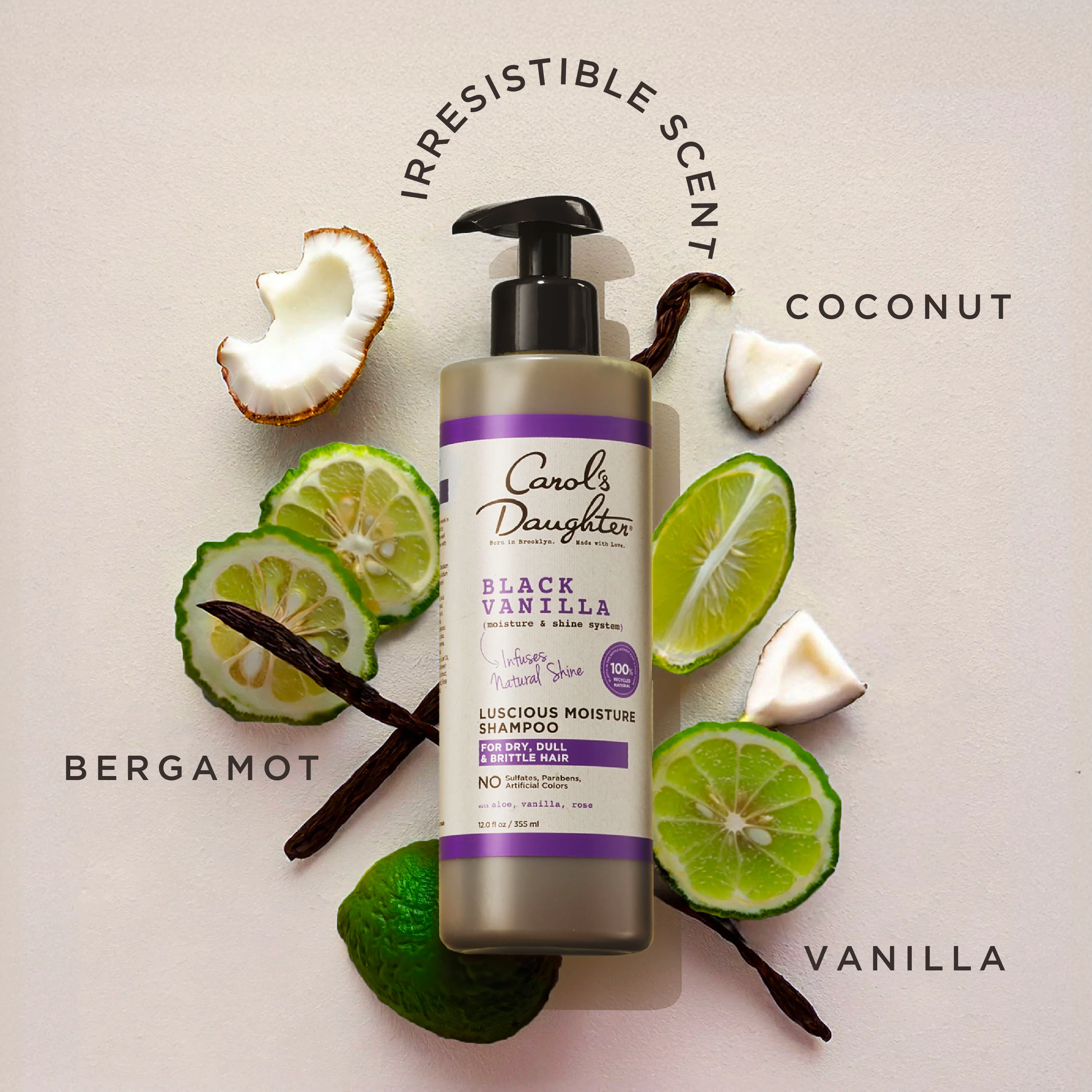 Black Vanilla Moisture & Shine Sulfate Free Shampoo - Image 4